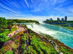 Z lotu ptaka, Wodospad, Niagara